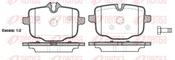 Brake Pad Set, disc brake (1433 00)