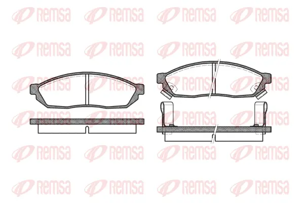 Brake Pad Set, disc brake (0111 02)