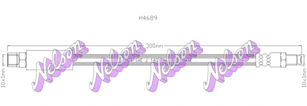 Brake Hose (H4689)