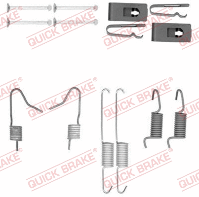 Accessory Kit, parking brake shoes (105-0898)
