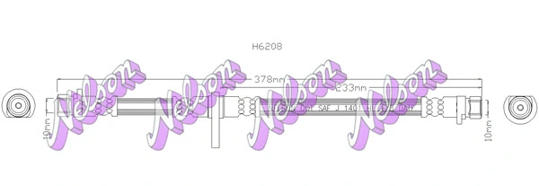 Brake Hose (H6208)