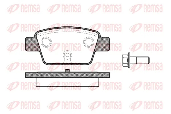 Brake Pad Set, disc brake (0861 00)