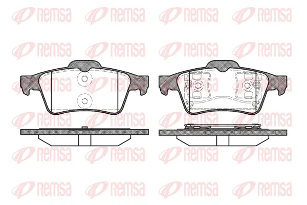 Brake Pad Set, disc brake (0842 00)