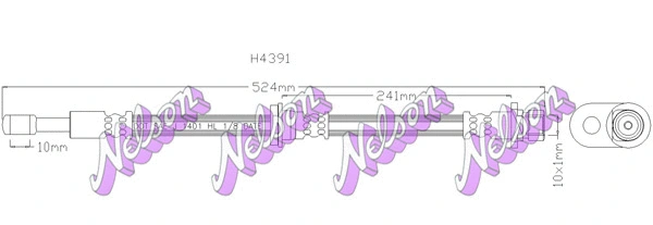 Brake Hose (H4391)