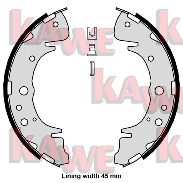 Brake Shoe Set (08020)