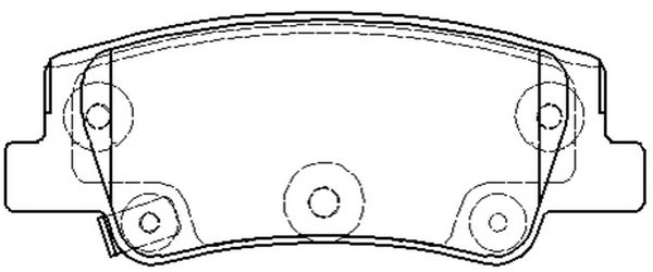 Brake Pad Set, disc brake (1956 02)