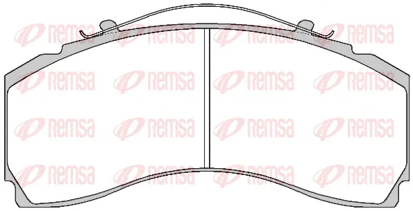 Brake Pad Set, disc brake (JCA1480.00)