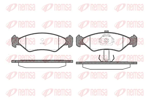 Brake Pad Set, disc brake (0285 20)
