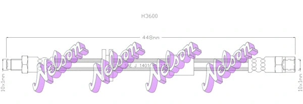 Brake Hose (H3600)