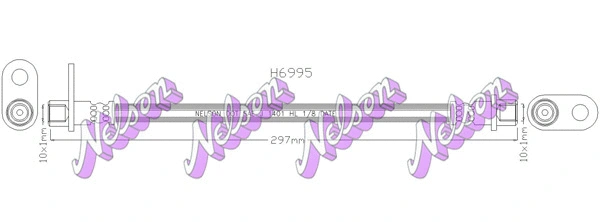 Brake Hose (H6995)