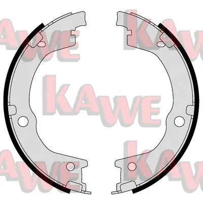 Brake Shoe Set, parking brake (09460)