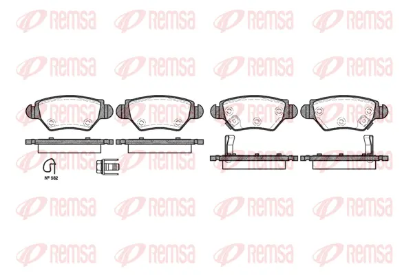 Brake Pad Set, disc brake (0685 22)