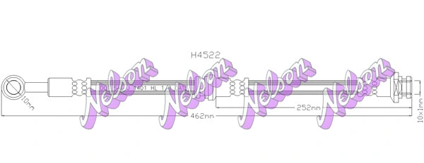 Brake Hose (H4522)