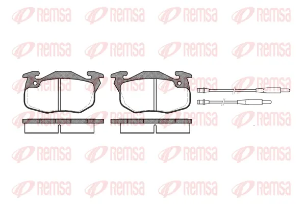 Brake Pad Set, disc brake (0192 44)