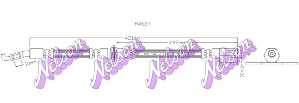 Brake Hose (H4627)
