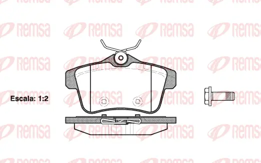 Brake Pad Set, disc brake (1418 00)