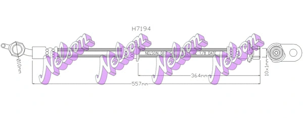 Brake Hose (H7194)