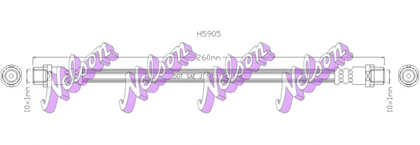Brake Hose (H5905)