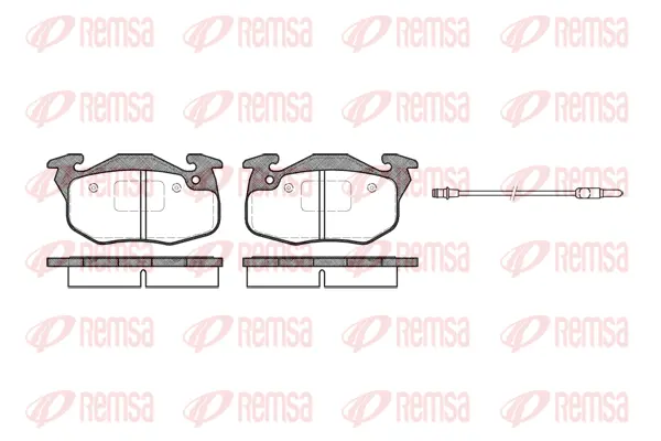 Brake Pad Set, disc brake (0192 96)