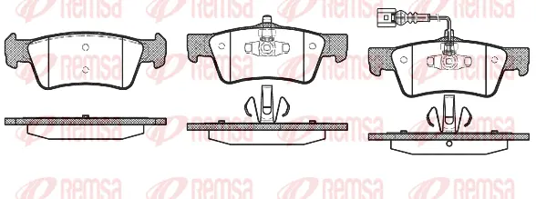 Brake Pad Set, disc brake (1187 01)