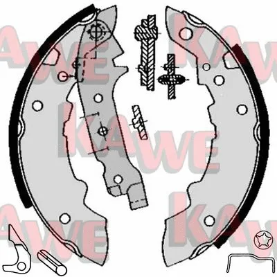 Brake Shoe Set (04471)