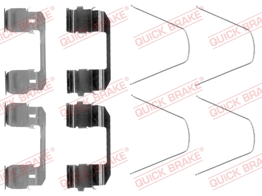 Accessory Kit, disc brake pad (109-1743)