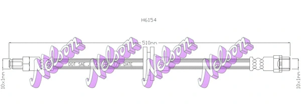 Brake Hose (H6154)