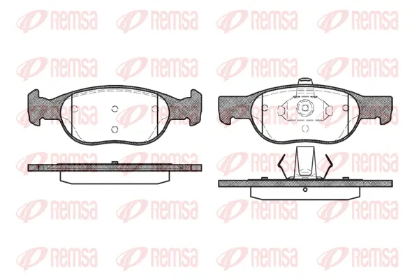 Brake Pad Set, disc brake (0588 20)