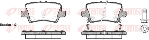 Brake Pad Set, disc brake (1206 02)