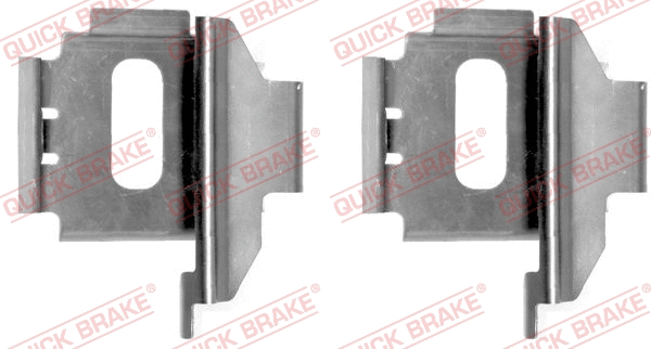Accessory Kit, disc brake pad (109-1283)