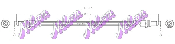 Brake Hose (H3512)