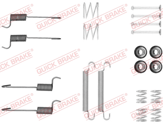 Accessory Kit, parking brake shoes (105-0046)