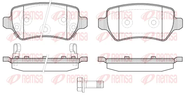 Brake Pad Set, disc brake (0957 22)