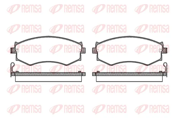 Brake Pad Set, disc brake (0350 04)