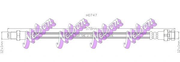 Brake Hose (H0747)