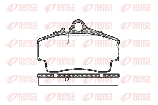 Brake Pad Set, disc brake (0654 00)