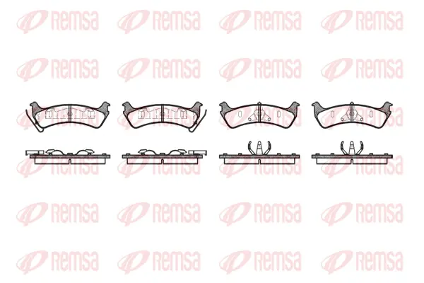 Brake Pad Set, disc brake (0617 00)