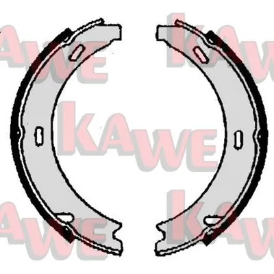 Brake Shoe Set, parking brake (06870)
