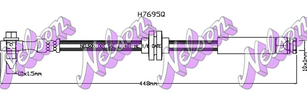 Brake Hose (H7695Q)