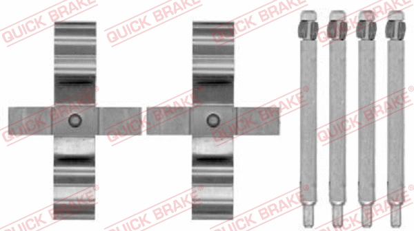 Accessory Kit, disc brake pad (109-1794)