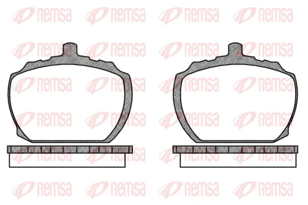 Brake Pad Set, disc brake (0058 10)