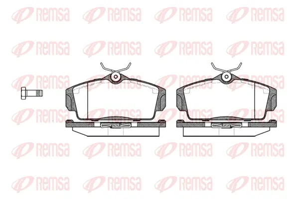Brake Pad Set, disc brake (0704 00)