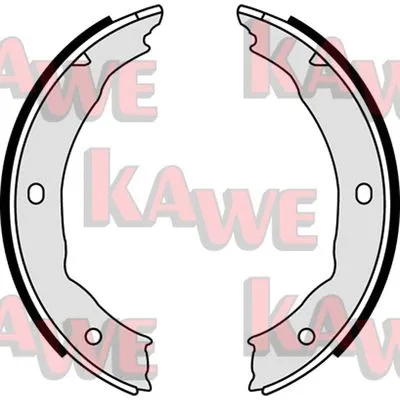 Brake Shoe Set, parking brake (08400)