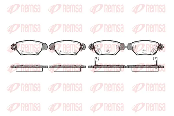 Brake Pad Set, disc brake (0685 02)