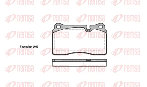 Brake Pad Set, disc brake (1200 10)