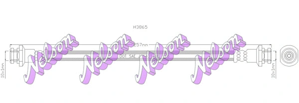 Brake Hose (H3865)