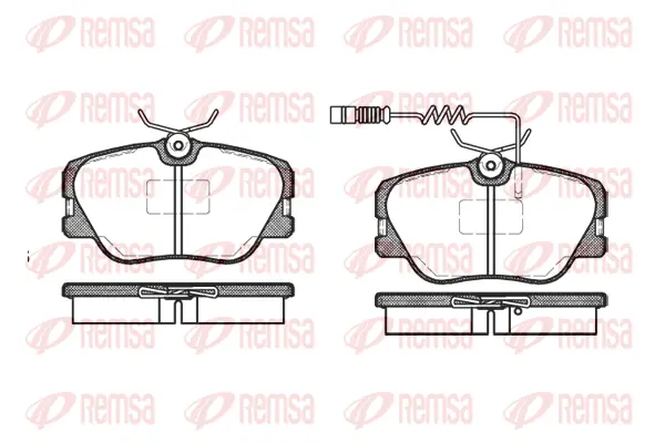 Brake Pad Set, disc brake (0189 02)
