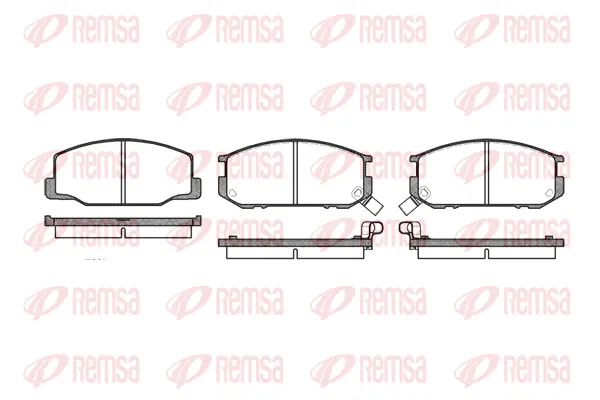 Brake Pad Set, disc brake (0152 02)