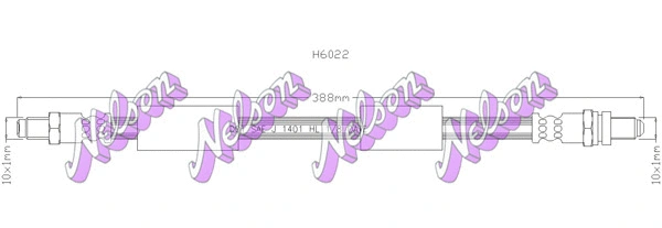 Brake Hose (H6022)