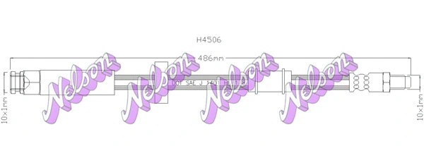 Brake Hose (H4506)